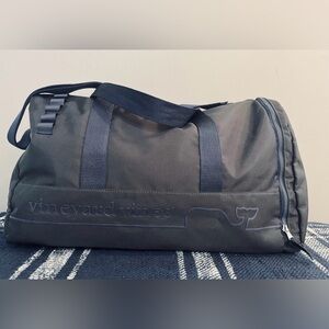 Vineyard Vines Black Duffel Bag